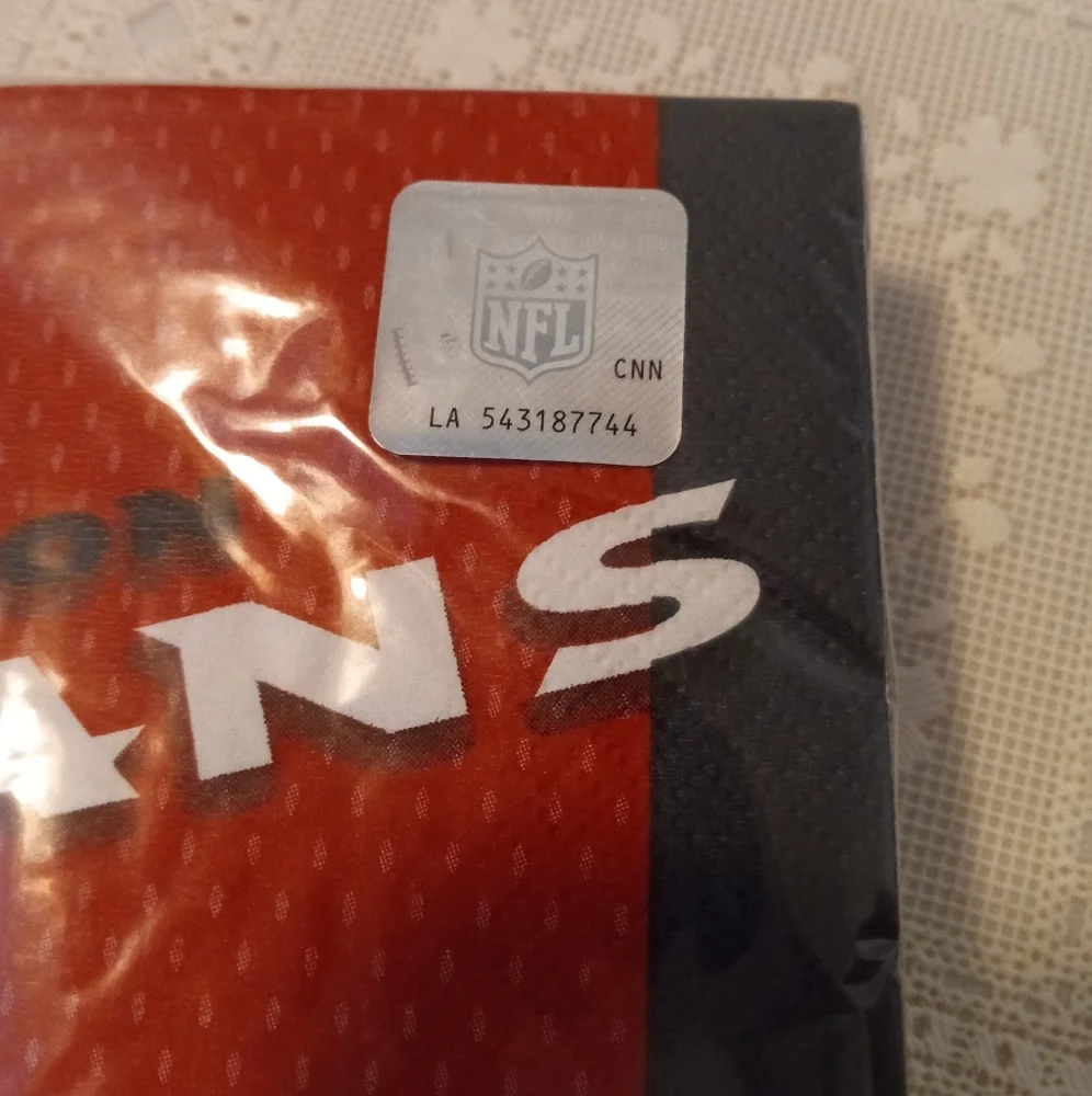 🆕 3 packs of Houston Texans Lunch Napkins 36ct